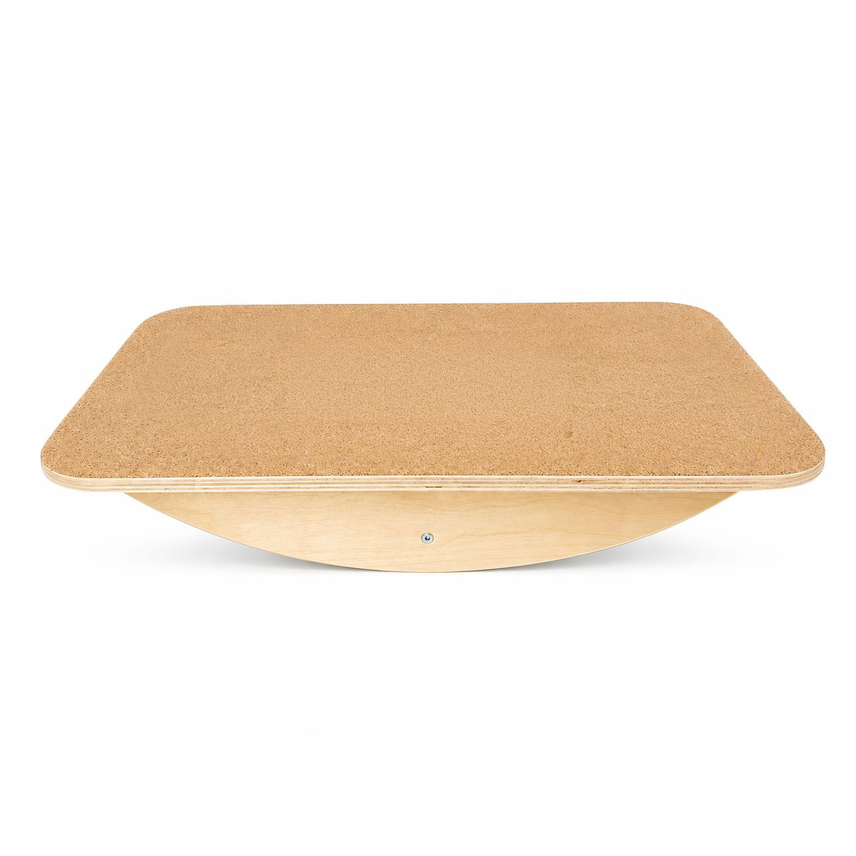 Balancebrett Kompakt aus Holz mit Kork für Kinder - Montessori-Wackelbrett