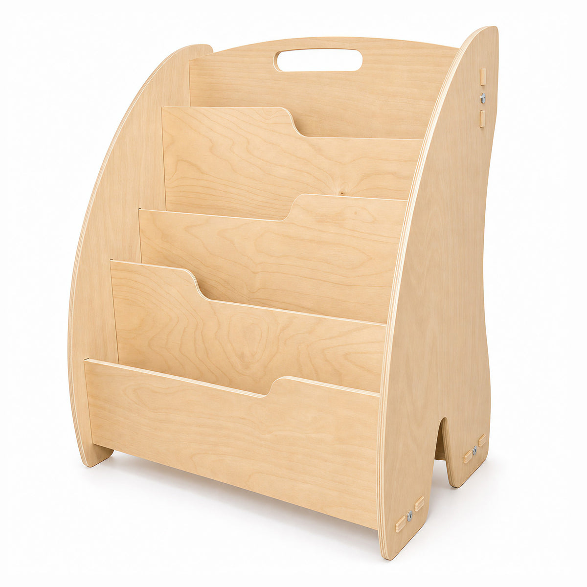 Bücherregal Klassik aus Holz für Kinder - Montessori-Kinderregal